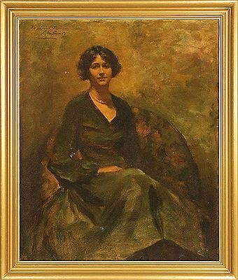 Untitled Portrait of a Woman with Pearls
