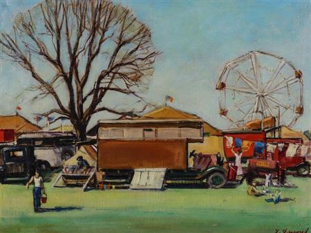 A Circus Backlot