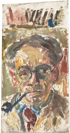Self-Portrait. by Robert Liebknecht - Auction record, sale price, and art valuation. Compare with similar artists and explore comparable artworks.