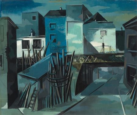 The Moonlit Streets of Camden Town. by Walter H Nessler - Auction record, sale price, and art valuation. Compare with similar artists and explore comparable artworks.