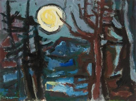 Sample artwork by Heinz Tetzner (1920 - 2007), known for painting - View similar artists and auction records