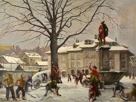 Sample artwork by Robert Baumberger (1895 - 1986), known for painting - View similar artists and auction records
