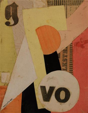 Collage no. 22 and Untitled, 1922: A double-sided work by Lajos Kassak - Auction record, sale price, and art valuation. Compare with similar artists and explore comparable artworks.