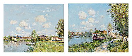 Moret-sur-Loing and Saint-Mammès: Two