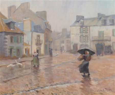 Rain in Pont-Aven