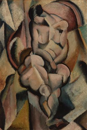 Figure and Nude Sketch: a double-sided work, 1919 by Abraham Baylinson - Auction record, sale price, and art valuation. Compare with similar artists and explore comparable artworks.