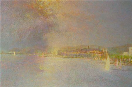 Coucher de Soleil sur Cannes, 1976