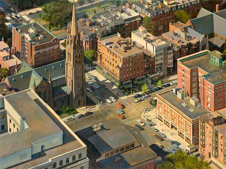 Birdseye View of Boston, 1987