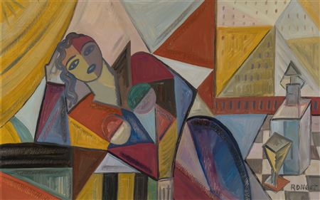 Lady in an Interior by Elisabeth Boehm Ronget - Auction record, sale price, and art valuation. Compare with similar artists and explore comparable artworks.