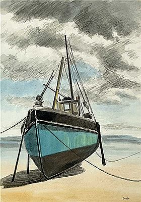 Fishing Boat Aground