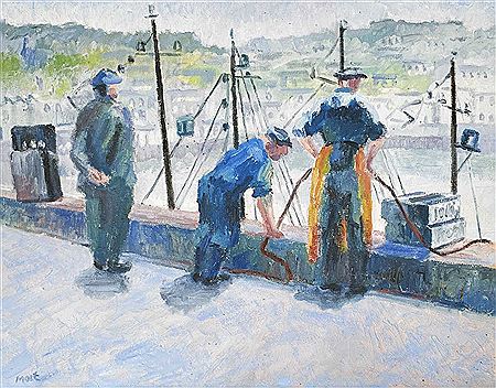 Landing Fish, Newlyn