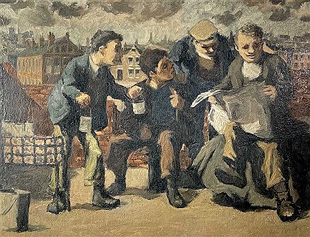Sample artwork by Martin Baillie (1920 - 2012), known for painting - View similar artists and auction records