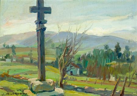 Landscape with cross