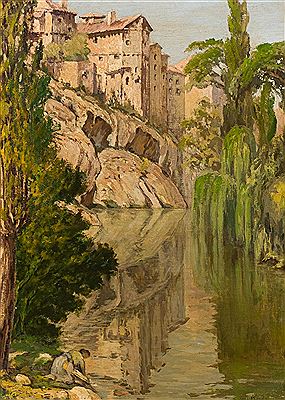 "Vista del Júcar en Cuenca"