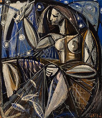 "Pescadora" by Jose Labra - Auction record, sale price, and art valuation. Compare with similar artists and explore comparable artworks.