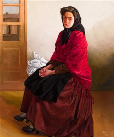 Aldeana sentada by Alberto Duce Vaquero - Auction record, sale price, and art valuation. Compare with similar artists and explore comparable artworks.