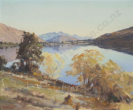 Lake Hayes looking towards Lake Wakatipu by Don R Neilson - Auction record, sale price, and art valuation. Compare with similar artists and explore comparable artworks.