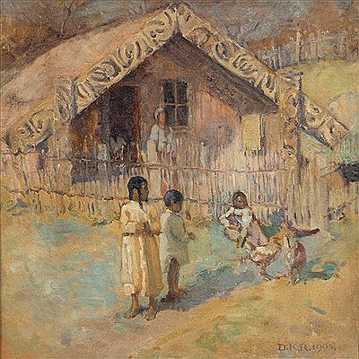 Outside the Pā