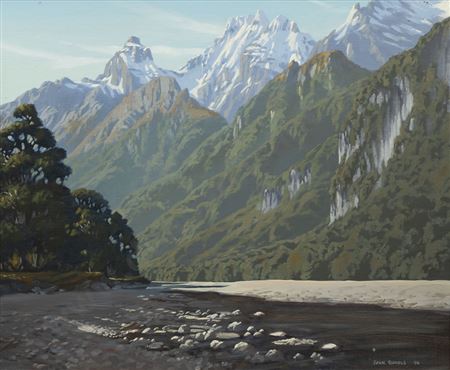 Mount Earnslaw by John Rundle - Auction record, sale price, and art valuation. Compare with similar artists and explore comparable artworks.