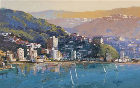 Oriental Bay in the Sun