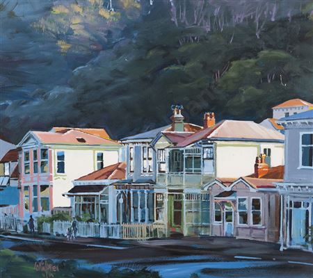 Tinakori Road, 1994 by Colin Allen - Auction record, sale price, and art valuation. Compare with similar artists and explore comparable artworks.