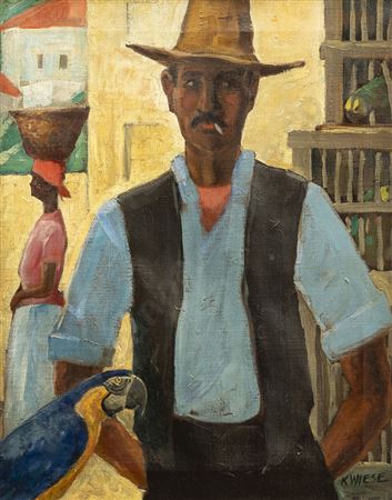 The Parrot Dealer by Kurt Wiese - Auction record, sale price, and art valuation. Compare with similar artists and explore comparable artworks.