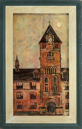 "Wayne's Old Tower" by Milton Kemnitz - Auction record, sale price, and art valuation. Compare with similar artists and explore comparable artworks.