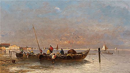 Fishermen in Venice