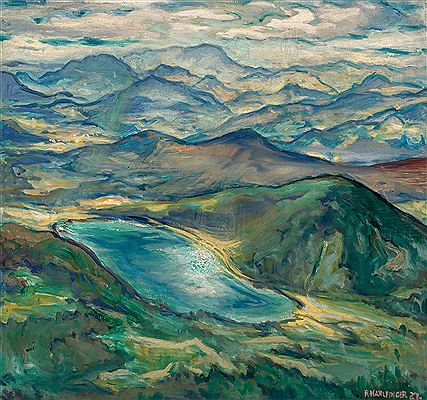 Lake Erlafsee in Mariazell, 1927