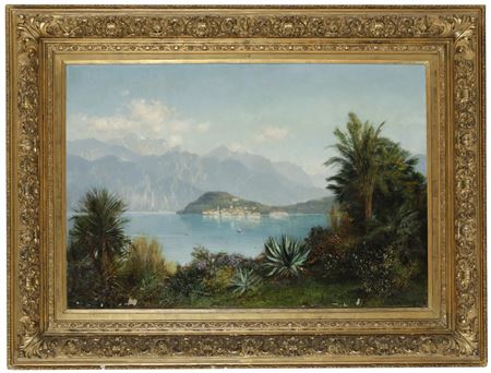 On a lake in northern Italy