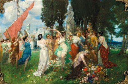 The Spring Festival of Flora before the Acropolis