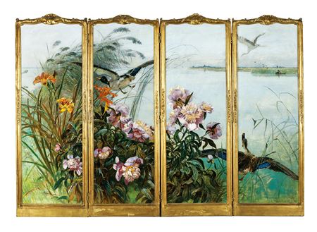 Flowers on the Canal by Rudolf Ribarz - Auction record, sale price, and art valuation. Compare with similar artists and explore comparable artworks.