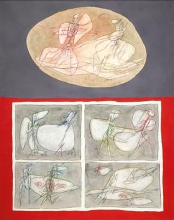 Sample artwork by Achille Perilli (1927 - 2021), known for painting and sculpture - View similar artists and auction records