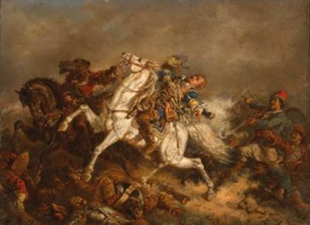 King Gustav II Adolf of Sweden (1594-1632) at the Battle of Lützen, 16 November 1632