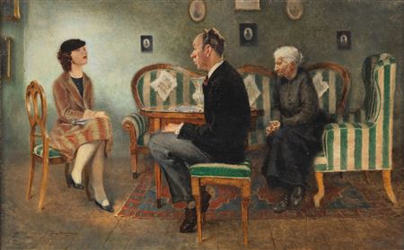 "Der Besuch" by Josef Danilowatz - Auction record, sale price, and art valuation. Compare with similar artists and explore comparable artworks.