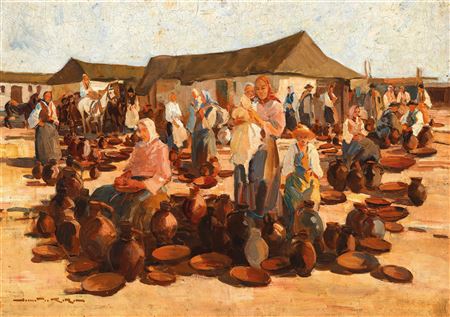 Sample artwork by Demeter Koko (1891 - 1929), known for painting - View similar artists and auction records