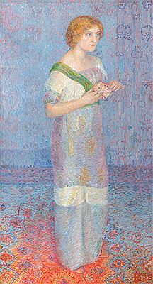 Woman with the Flower