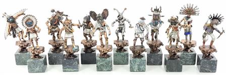 Kachina Figures by Christopher A Pardell - Auction record, sale price, and art valuation. Compare with similar artists and explore comparable artworks.