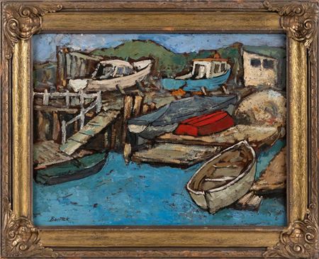 Colorful Dock Scene