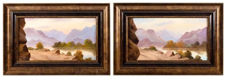 Pair Of Desert Landscapes