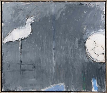 "Still Life In Gray With Bird"