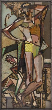 "Bathers (Yellow Bathing Trunks Large Version)"