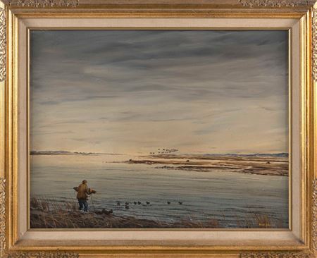 "Setting The Decoys". by Hank Henry Walker - Auction record, sale price, and art valuation. Compare with similar artists and explore comparable artworks.