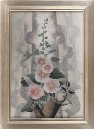 "Hollyhocks, 1928"