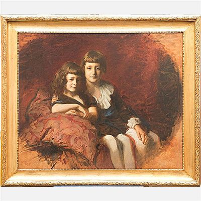 Portrait of two girls