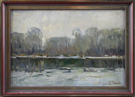"Vorfrühling/März am Fluß", 1995 by Natalja Alexandrowa Tschetschnewa - Auction record, sale price, and art valuation. Compare with similar artists and explore comparable artworks.