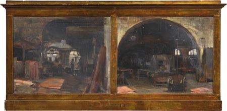 WORKSHOPS; THE MACHINES, (1906)-diptych by Carlo Siviero - Auction record, sale price, and art valuation. Compare with similar artists and explore comparable artworks.