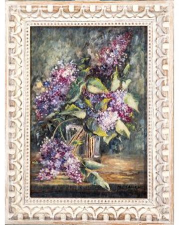 Jarrón con lilas by Maria Carmen Sancho - Auction record, sale price, and art valuation. Compare with similar artists and explore comparable artworks.