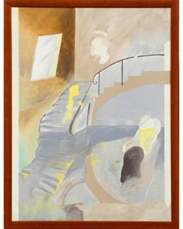 "Desnudo bajando una escalera I". by Carlos Alcolea - Auction record, sale price, and art valuation. Compare with similar artists and explore comparable artworks.