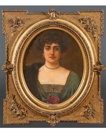 Dama con estola